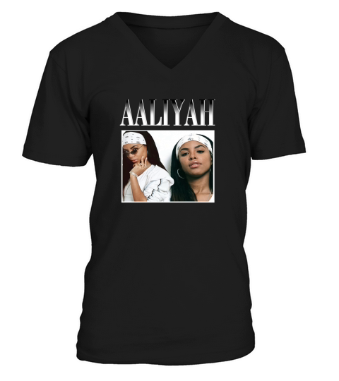 Aaliyah Gift For Girl V-Neck T-shirt