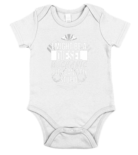 MECHANIC Short Sleeve Baby One-Piece