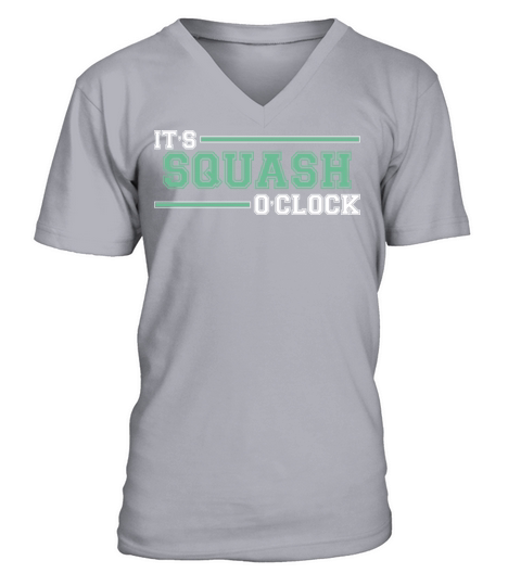 Humorous Unique Squash Player Coaches Jokes Gifts V-Neck T-shirt