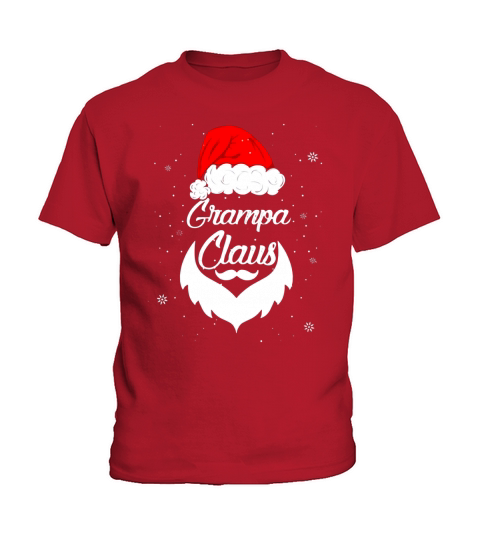 Original Funny Christmas Grampa Santa Hat Matching Family Xmas Gifts sweater Kids T-Shirt