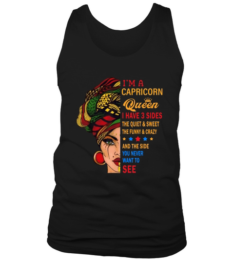 Im a capricorn queen Tank Top Unisex
