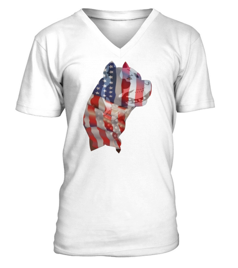 Pitbull V-Neck T-shirt