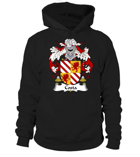 Costa Family Crest Spanish Family Crests Hoodie Unisex