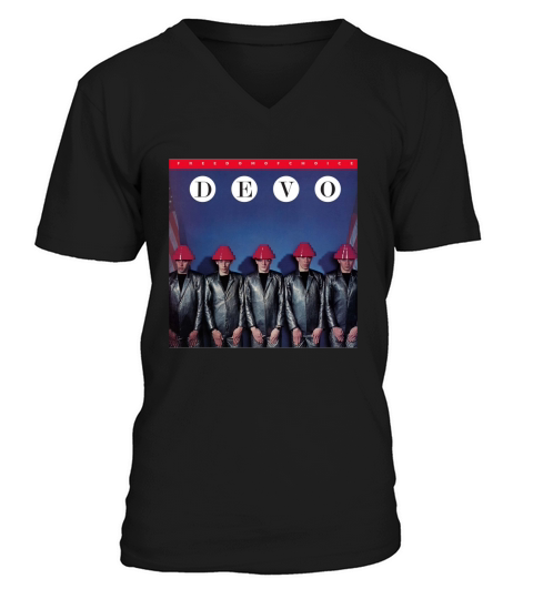 Devo Freedom Of Choice V-Neck T-shirt