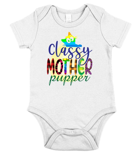 Classy Mother Pupper Short Sleeve Baby One-Piece