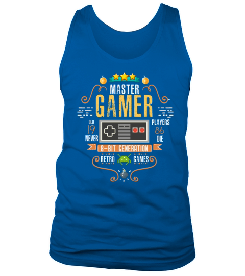 Video Gamer 1986 Birthday Retro Gamer design Gift Tank Top Unisex