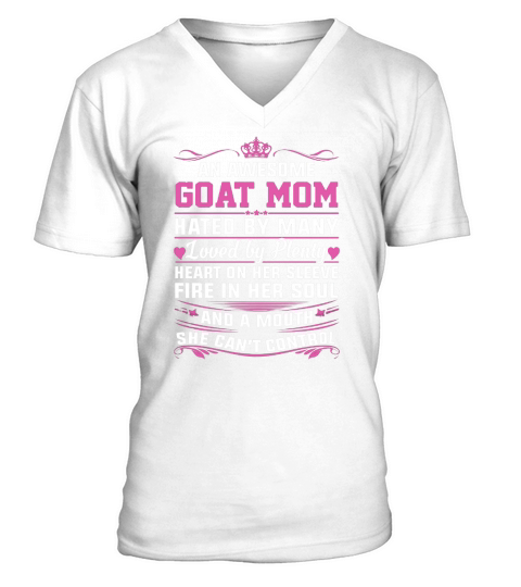 Awesome GOAT MOM Best Shirts For Women V-Neck T-shirt