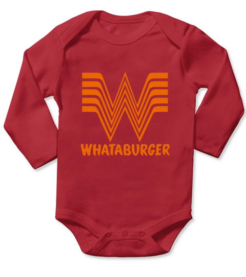 Whataburger Long Sleeve Baby One-Piece