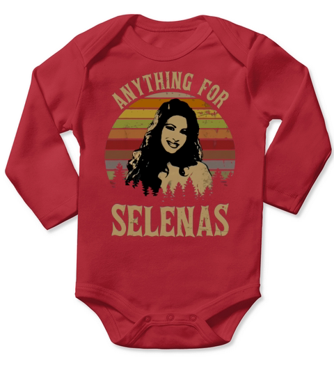 Vintage Selena Quintanilla-Pérez Anything For Selenas Long Sleeve Baby One-Piece