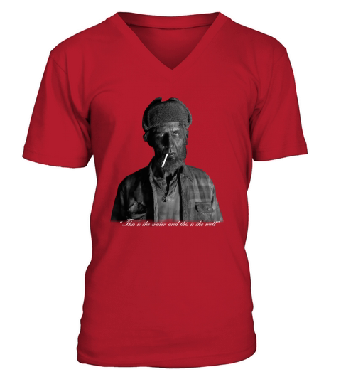 twin peaks woodsman this is the water V-Neck T-shirt