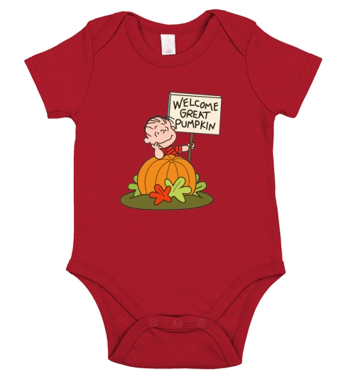Welcome Great Pumpkin Short Sleeve Baby One-Piece