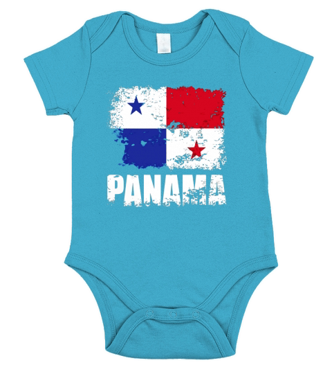 Panama Flag T-Shirt | Panamanian Flag Tee Camiseta Gift Short Sleeve Baby One-Piece