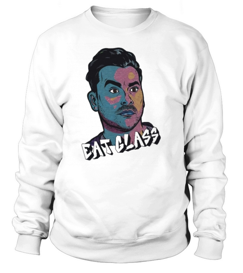 Schitts Creek David Rose Eat Glass Sweatshirt Unisex