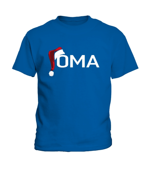 Oma Holiday Gifts Santa Hat Grandma Women T-Shirt Kids T-Shirt