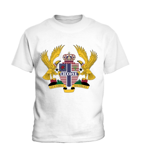 Ciccone Family Crest For American People - Ciccone Family T-Shirt, Hoodie, Sweatshirt Kids T-Shirt