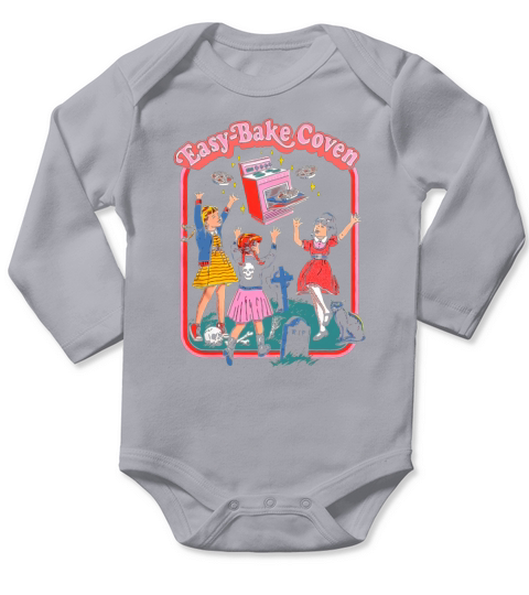 Easy Bake Coven Goth Long Sleeve Baby One-Piece