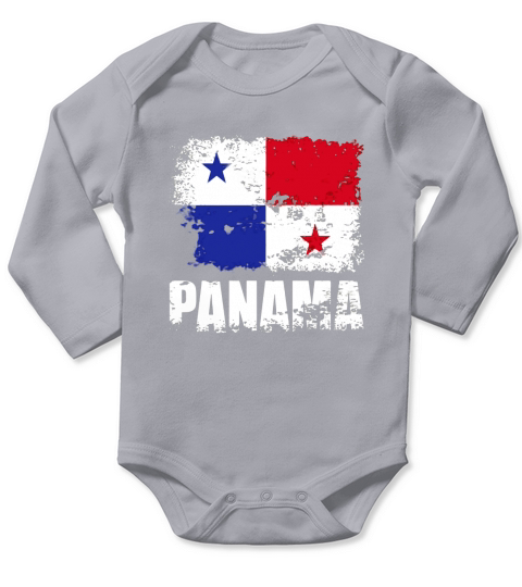 Panama Flag T-Shirt | Panamanian Flag Tee Camiseta Gift Long Sleeve Baby One-Piece