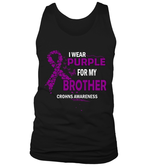 Crohns Awareness I Wear Purple Color For My Brother 2020 Tank Top Unisex