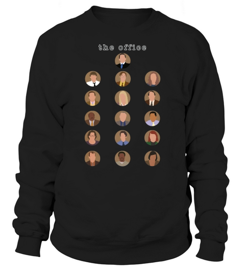 The Office Minimalist Cast Sweatshirt Unisex