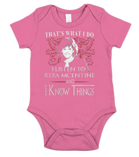 Reba McEntire I KNOW THINGS Short Sleeve Baby One-Piece