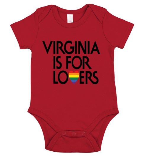 LGBT Travel Virginia Is For Lovers - Mens Premium T-Shirt Short Sleeve Baby One-Piece