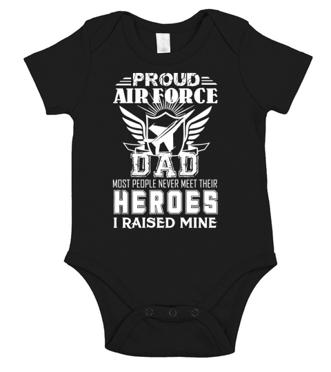 Air Force Dad Shirt Short Sleeve Baby One-Piece