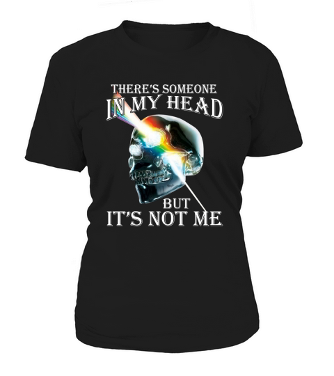 Theres Someone In My Head But Its Not Me Skull Pink Floyd Lgbt Women's T-Shirt