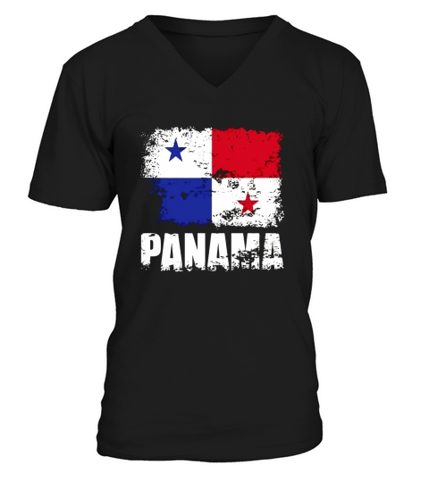 Panama Flag T-Shirt | Panamanian Flag Tee Camiseta Gift V-Neck T-shirt