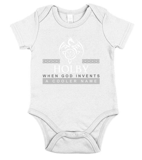 Proud To Be HOLBY Tshirt Short Sleeve Baby One-Piece