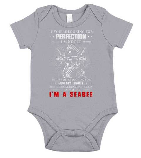 navy seabee if youre looking for Short Sleeve Baby One-Piece