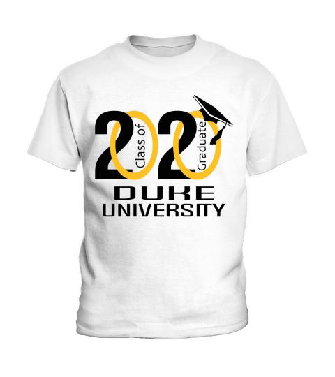 Class Of 2020 Graduation Duke University Kids T-Shirt
