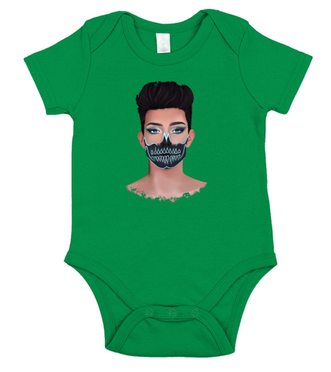 James Charles T-Shirt Short Sleeve Baby One-Piece