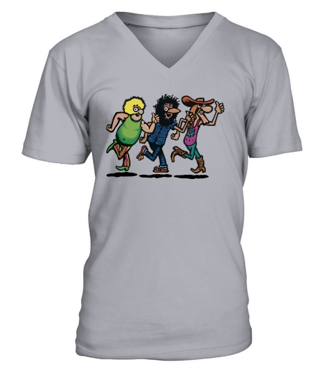 The Fabulous Furry Freak Brothers - Hat V-Neck T-shirt