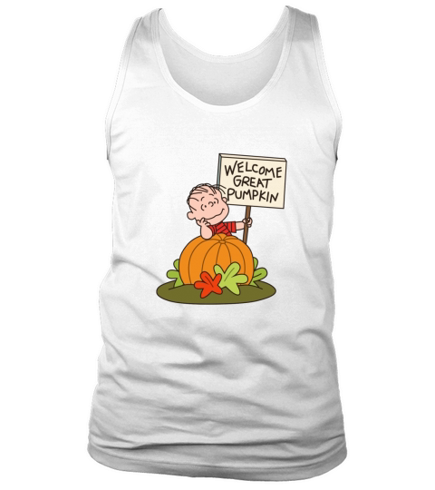 Welcome Great Pumpkin Tank Top Unisex