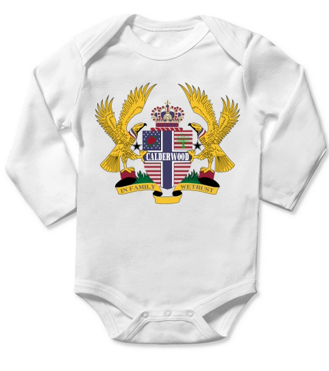 Calderwood Family Crest For American People - Calderwood Family T-Shirt, Hoodie, Sweatshirt Long Sleeve Baby One-Piece