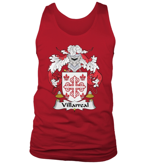 Villarreal Family Crest Spanish Family Crests Tank Top Unisex