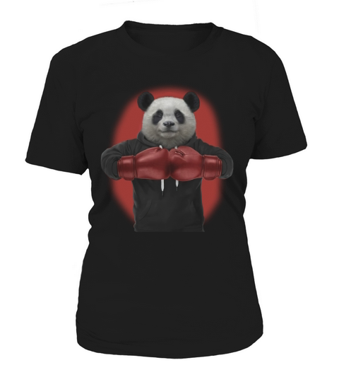 Boxing Panda Martial Arts Fighter Warrior Boxer T-Shirt Women's T-Shirt