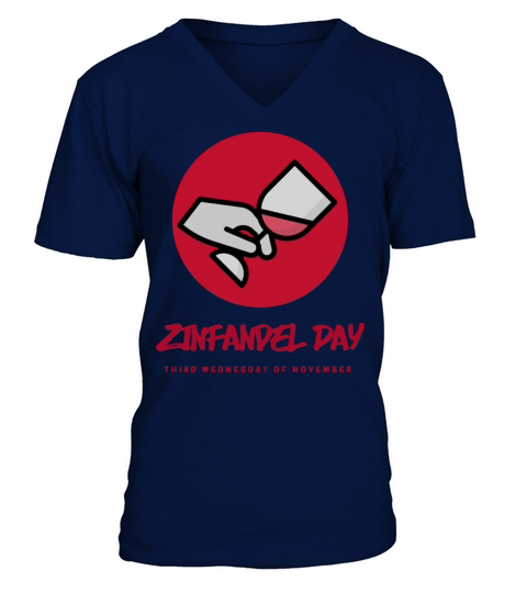 Zinfandel Day V-Neck T-shirt