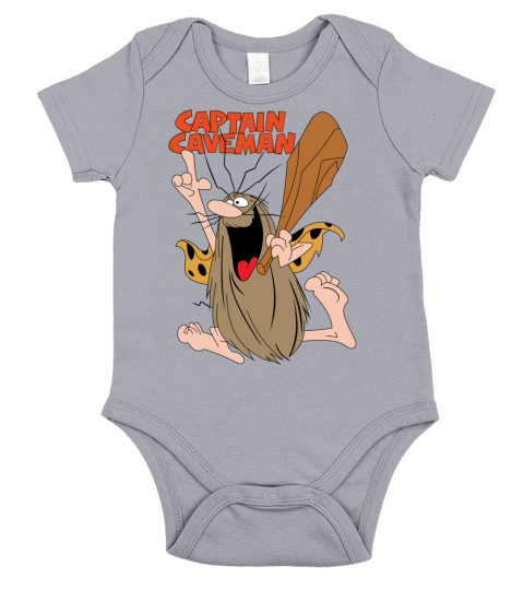 Captain Caveman Short Sleeve Baby One-Piece