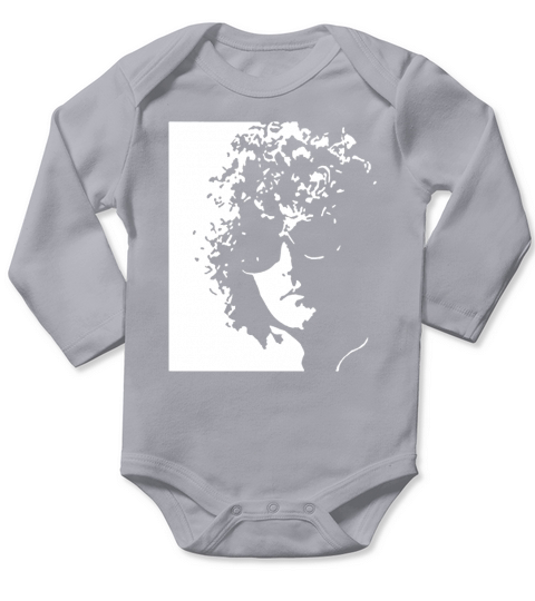Retro Graphic Ian Hunter Art Long Sleeve Baby One-Piece