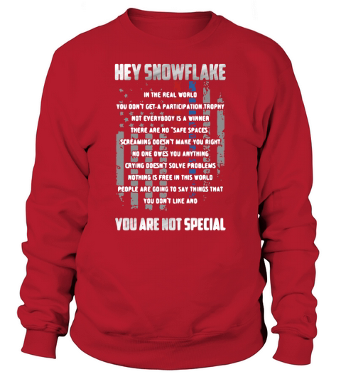 Hey snowflake shirt Sweatshirt Unisex