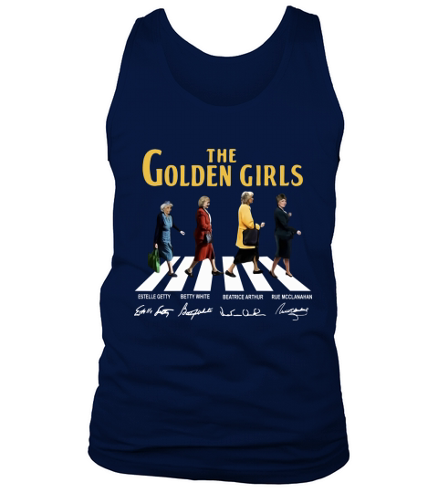 The Golden Girls Abbey Road Signatures Tank Top Unisex