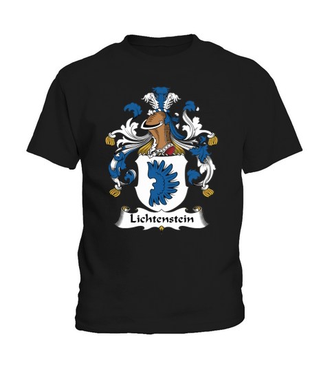 Lichtenstein Family Crest German Family Crests Kids T-Shirt