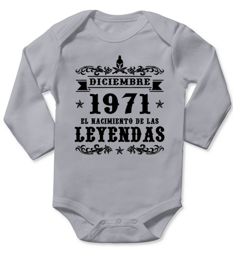 DICIEMBRE 1971 El Nacimiento De Las Leyendas Long Sleeve Baby One-Piece
