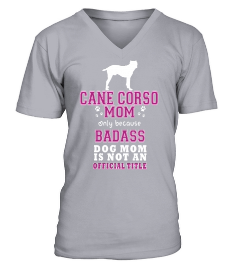 CANE CORSO Mom V-Neck T-shirt