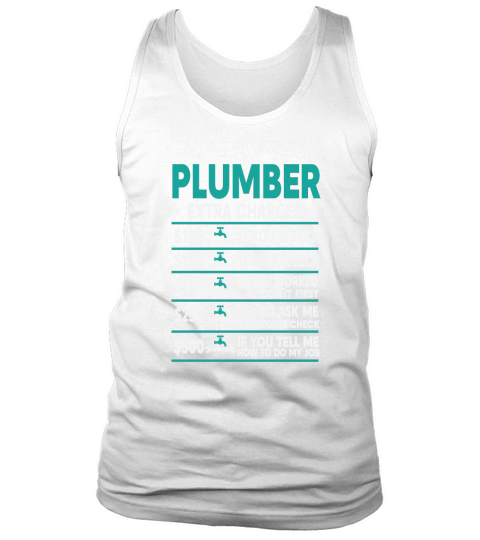 Plumber extra charges Tank Top Unisex