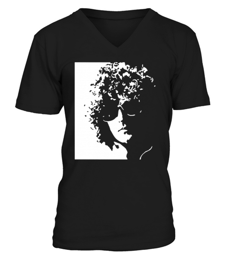 Retro Graphic Ian Hunter Art V-Neck T-shirt
