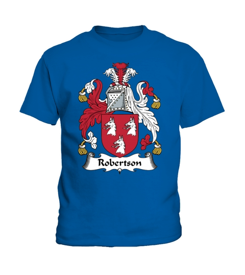 Robertson Family Crest Scottish Family Crests Kids T-Shirt