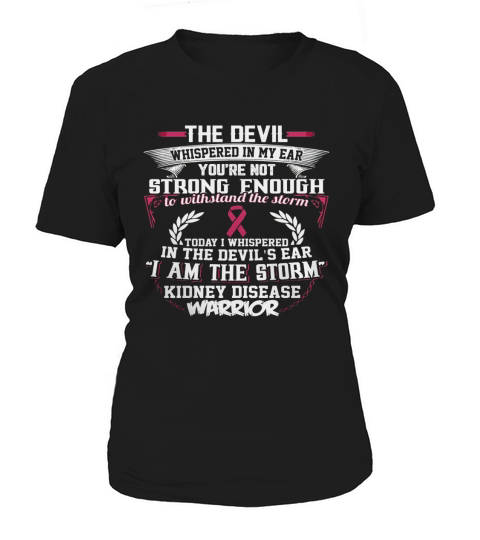 Kidney Disease Warrior I Am The Storm T-shirt Women's T-Shirt