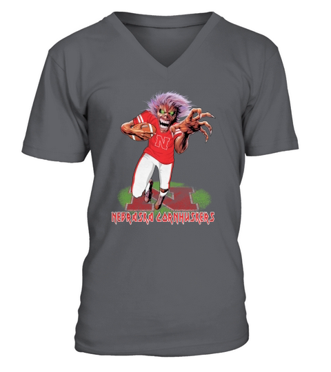 NEBRASKA CORNHUSKERS V-Neck T-shirt